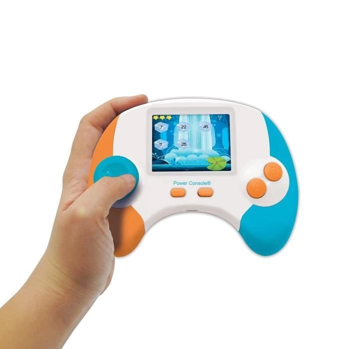 LEXIBOOK - Console didattica bilingue francese/inglese - Con schermo LCD da 2,8 pollici - arancione/blu -JCG100DPi1
