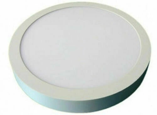 PANNELLO 25W PLAFONIERA faretto LED ROTONDO da ESTERNO luce Fredda 6000k - Tech-It