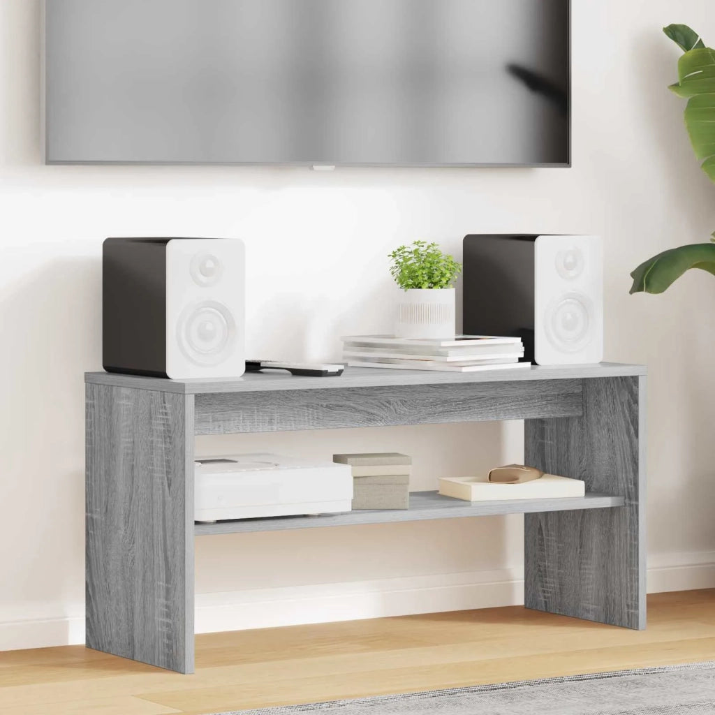 Mobile TV 80 x 30 x 40 cm Grigio Sonoma Legno ingegnerizzato 8000329