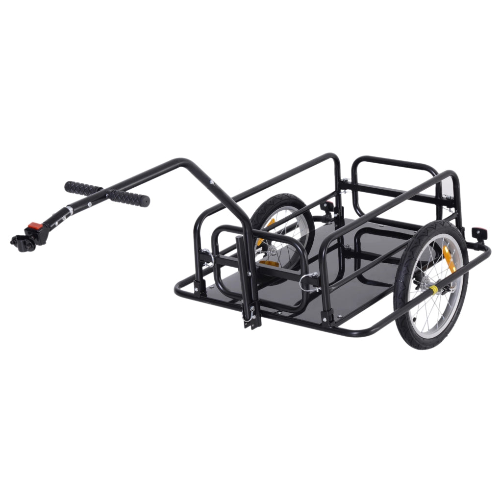 Rimorchio per bicicletta pieghevole ¨C Xylo ¨C 155x71,5x77 cm, capacit¨¤ 40 kg
