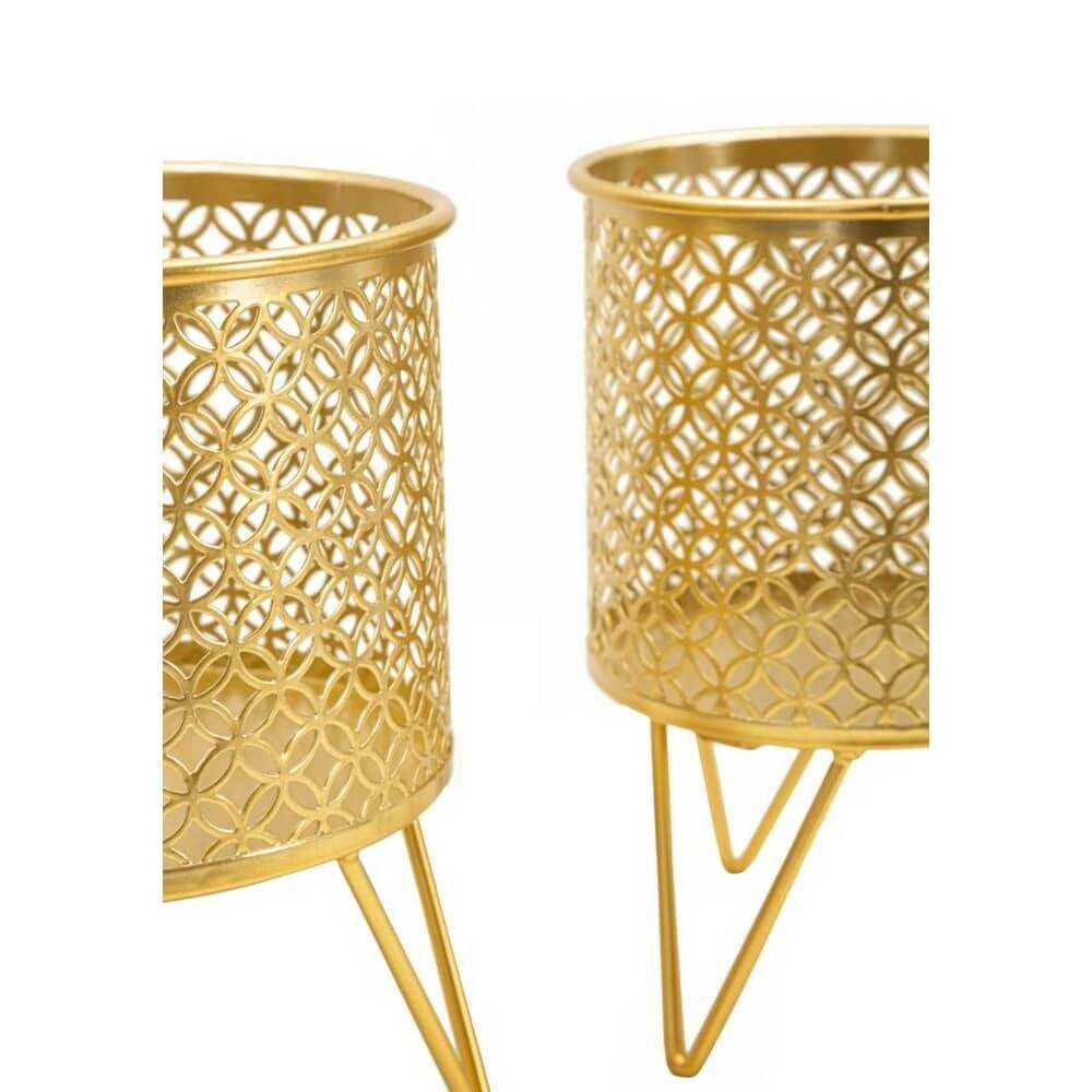 Coppia Vasi Decorativi cm Ø 16X20 - 13X20 - CECIOPPIA