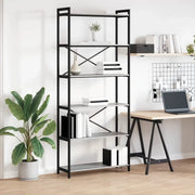 vidaXL Libreria Grigio sonoma 80 x 30 x 188 cm Legno multistrato