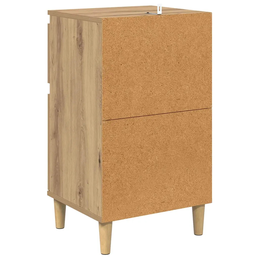 Armadio da Notte Rovere artigianale 40 x 35 x 70 cm 881235