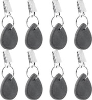Set di copertura per tavolo, 8 pezzi di pesi per copertura per tavolo in pietra naturale per esterni, con chiusure in acciaio, copertura per tavolo, pesi, chiusure per copertura per tavolo per famiglia, festa, campeggio, matrimonio, giardino.
