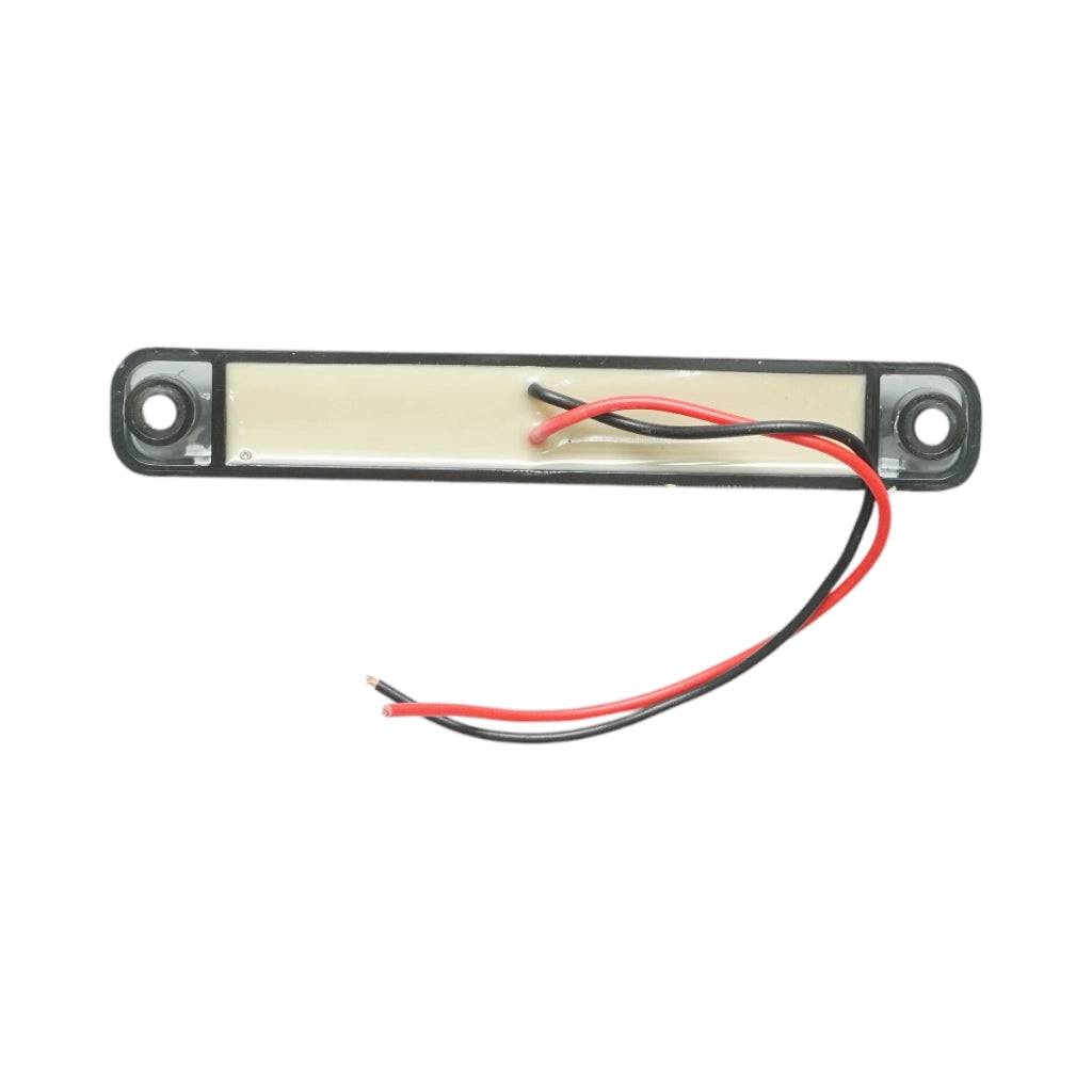 Luce di posizione laterale a LED sottile 12-24V giallo fumé 100x15x10mm FR0176