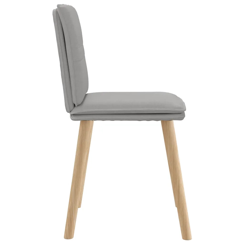 Sedie da Pranzo 6 pz Grigio Nuvola in Tessuto 3315634