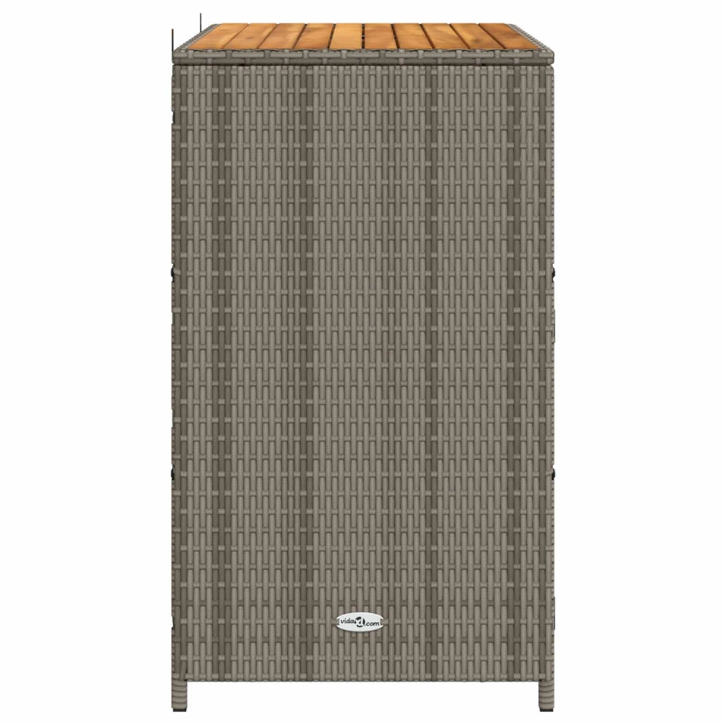 Armadio 70 x 50 x 87 cm pratico contenitore stile moderno poliestere grigio 02_0059654