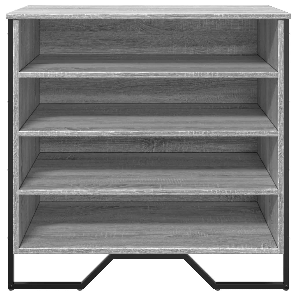 Scarpiera Grigio Sonoma 80x38x78 cm in Truciolato 848652