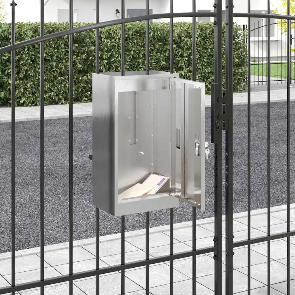 cassetta postalepastkastei con porta Argento 30 x 20 x 55 cm CFW2991092