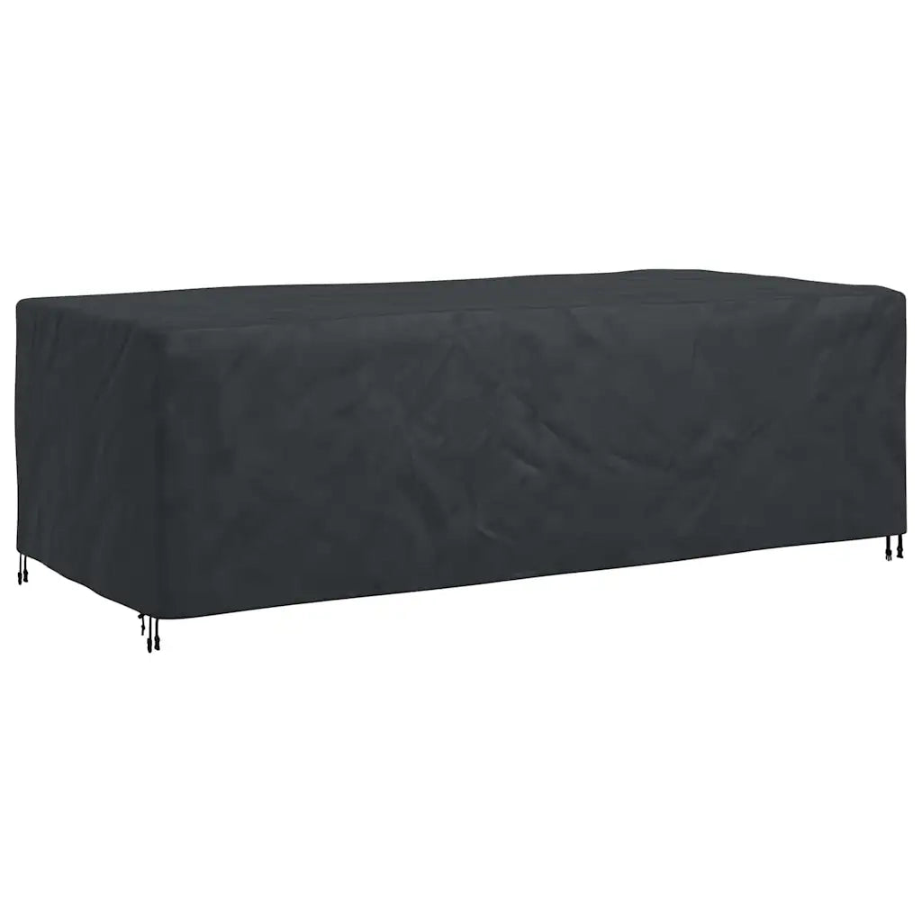 vidaXL Copertura per mobili da esterno Nero 300 x 110 x 70 cm 210D