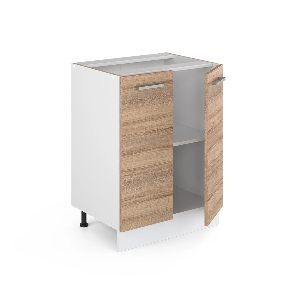 Vicco Mobiletto base cucina Sonoma 60 cm senza piano di lavoro