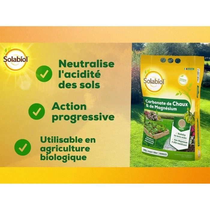 SOLABIOL SOCHAUX10 Carbonato di calce e magnesio - 10 Kg