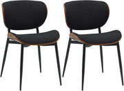 2er Set Esszimmerstuhl Enid Stoff