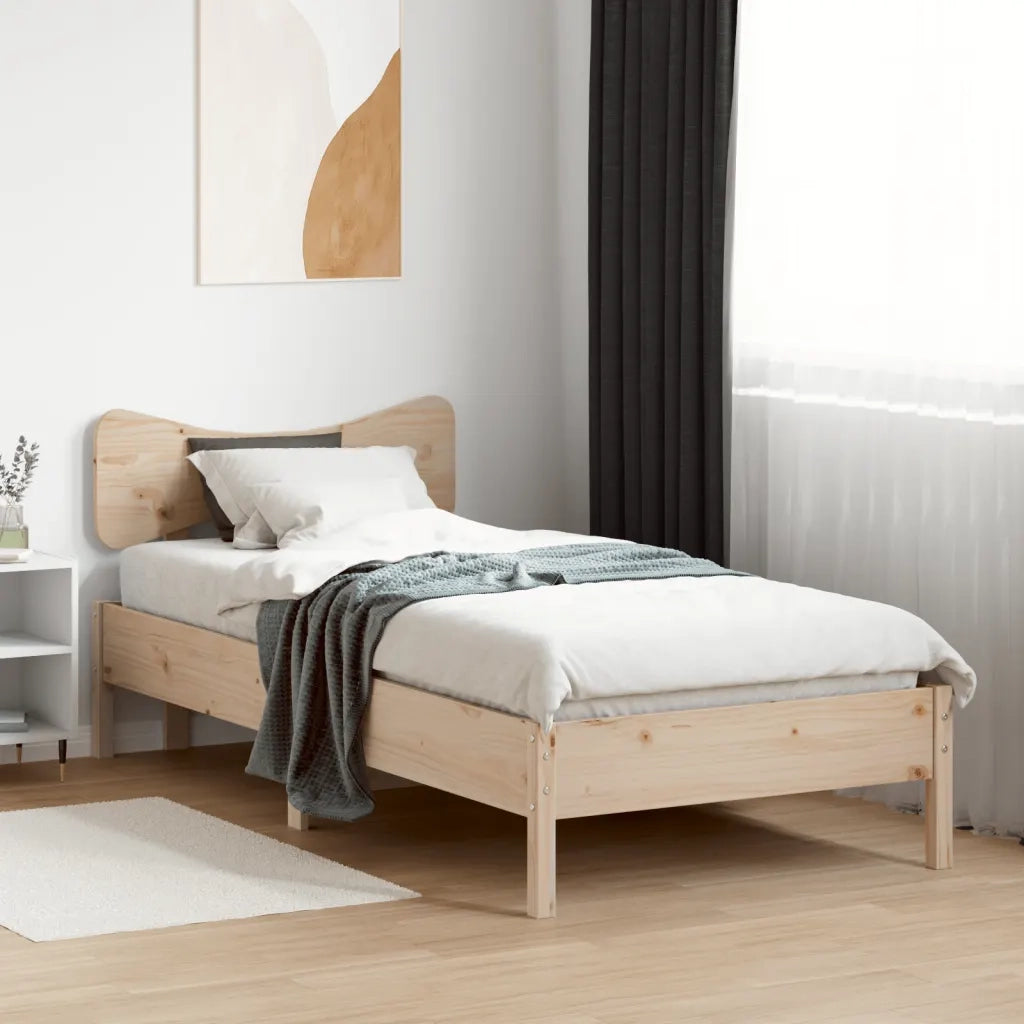 vidaXL Giroletto senza Materasso 90x200 cm in Legno Massello di Pino