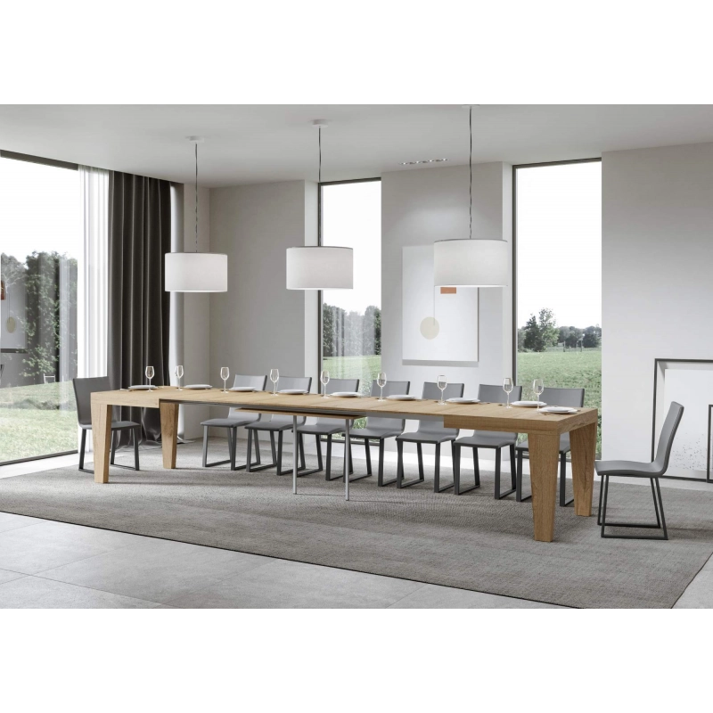 Tavolo allungabile 90x180/440 cm Spimbo - Quercia Natura