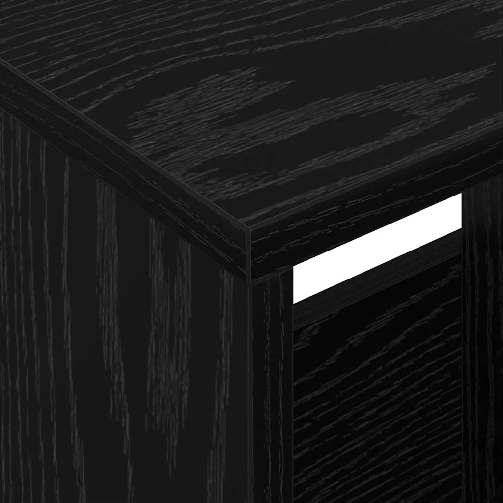 Scaffale per riviste Rovere Nero 68,5 x 30 x 45 cm CFW3681062