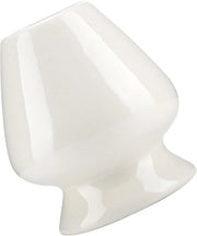 Supporto per accessori da tè in ceramica a forma di bambù matcha in blu, bianco, nero e verde.