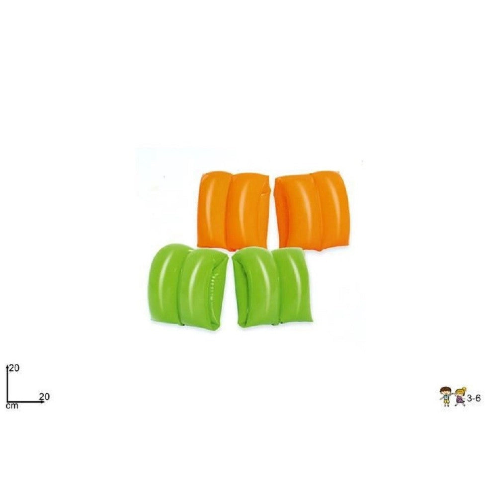 Braccioli Colorati 20x20cm Per Bambini Mare Piscina Assortiti Gonfiabili 32005         