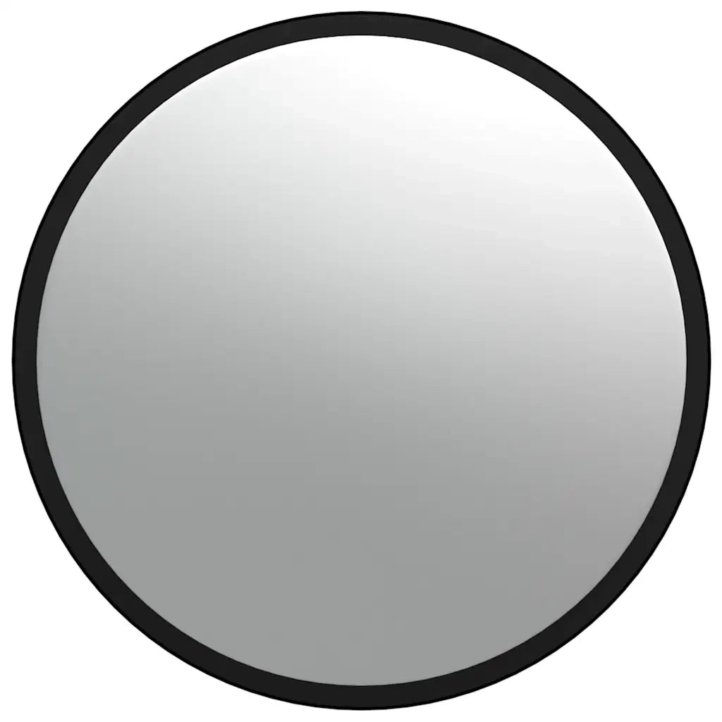 Specchio convesso per interni nero Ø40 cm in acrilico 153078