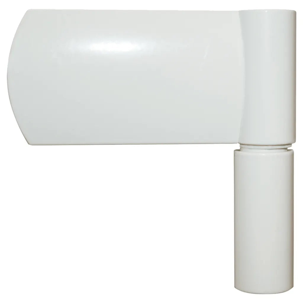 vidaXL Porta Ingresso Bianca 110x210 cm in Alluminio e PVC
