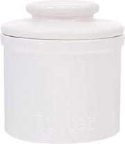 Crock per burro francese con coperchio scatole per burro ceramico da Just Place Keeper per burro morbido East West Coast burro bianco
