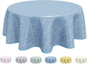 Telaio di tavolo copertura di tavolo - impermeabile - lussuoso facile da pulire lavabile - facile da pulire circa 160 cm blu/grigio
