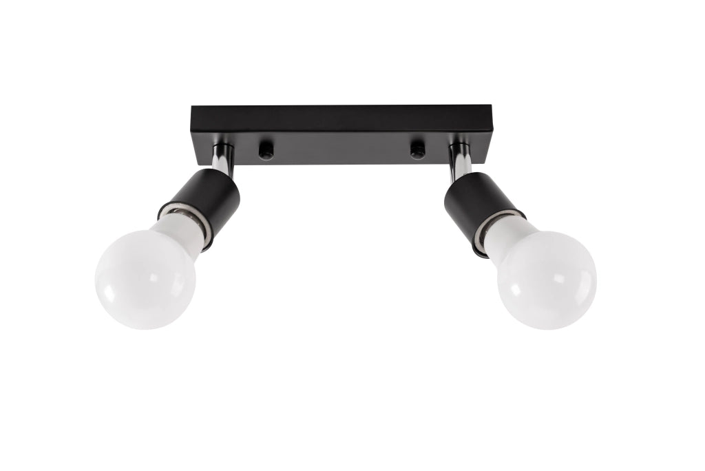 Lampada Da Soffitto Riflettore Plafoniere Black APP696-2C