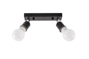 Lampada Da Soffitto Riflettore Plafoniere Black APP696-2C