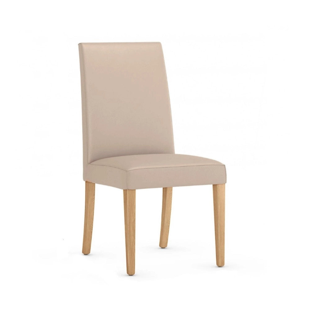Sedia IVONA PU (beige + naturale)