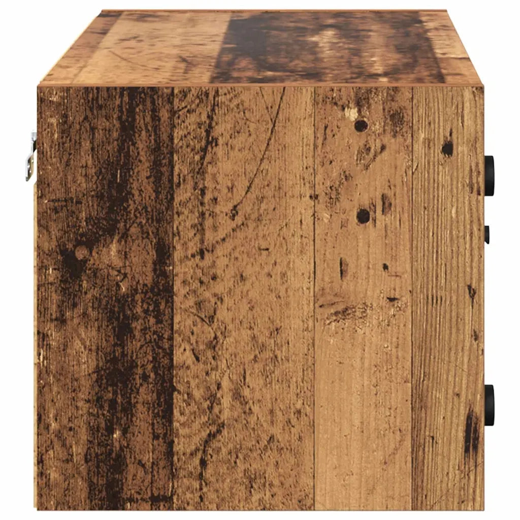 Armadi da Parete 2 pcs Legno vecchio 68 x 37 x 35 cm 882914