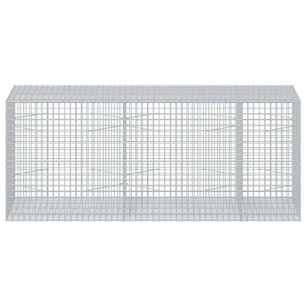 Gabion con Filo da 3,5 mm e Maglia da 5x5 cm 250x100x100 cm 3462431