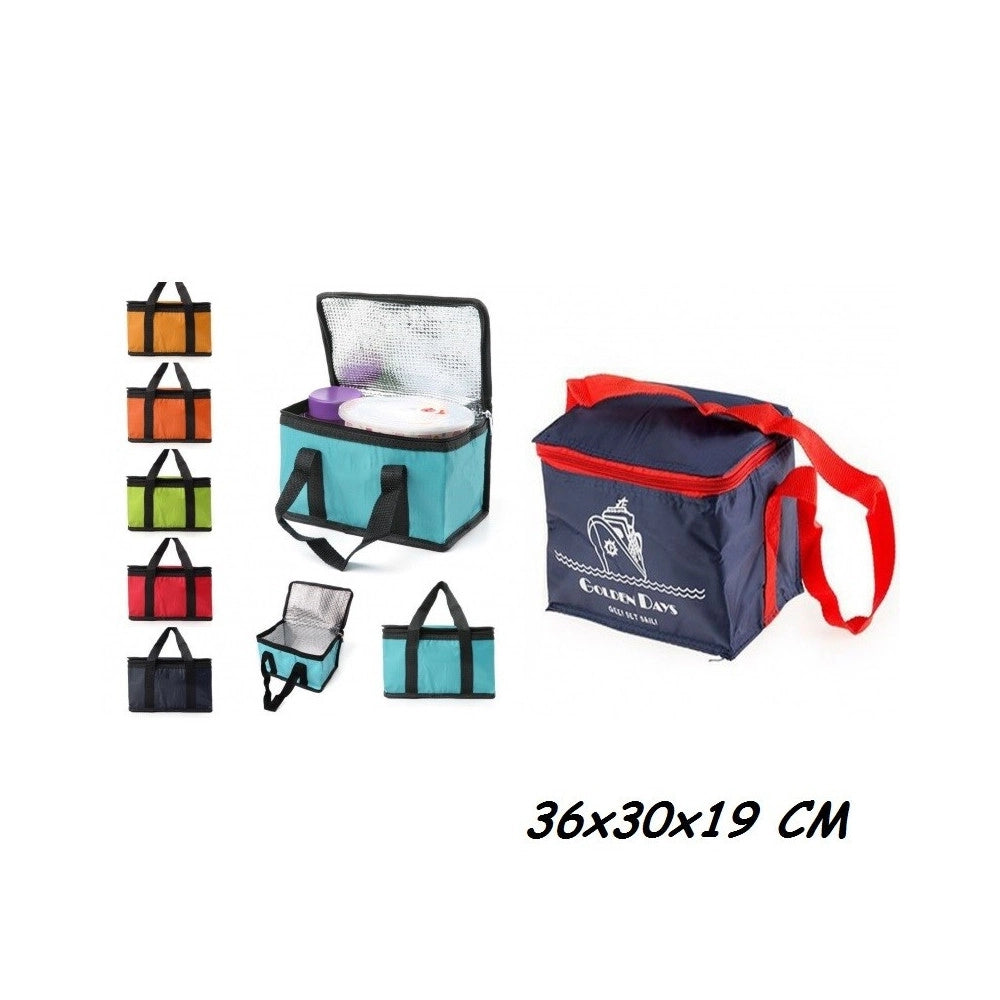 Trade Shop - Borsa Termica 36x30x19 Cm Frigo Porta Pranzo Spiaggia Mare Escursione Pic Nic -