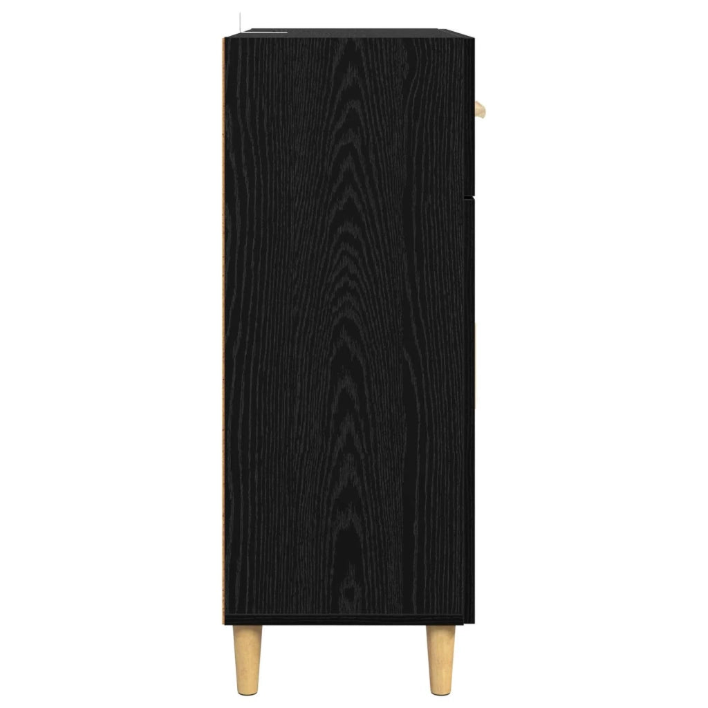 Credenza Rovere nero 34 x 69.5 x 89 cm Legno multistrato 880672