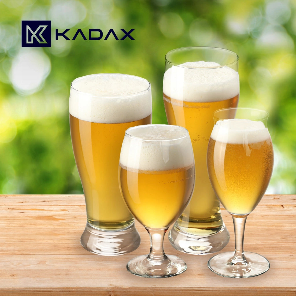 Boccale da birra KADAX, bicchiere da birra grande, tazza alta 400 ml