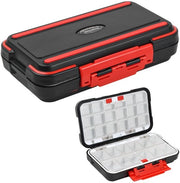 Cassa per l'attrezzatura da pesca, 30 contenitori, kit multifunzionale, cassa per componenti, contenitore per accessori da pesca (nero)