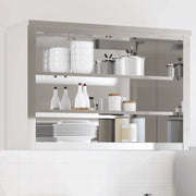 Mobile Cucina da Parete con Ripiani in Acciaio Inossidabile 376447
