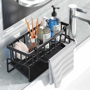 Organizzatore per la cucina in acciaio inossidabile con cassetta per asciugare - Organizzatore per asciugare asciugamani, spazzole, spugne e sapone