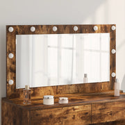 Specchio da Toeletta Rovere Affumicato Legno, Vetro