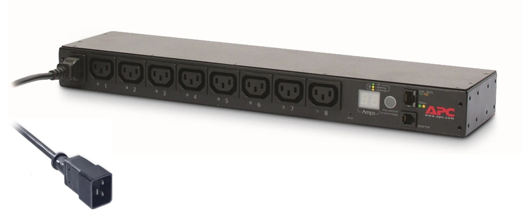 Apc ap7921b unità di distribuzione dell'energia (pdu) 8 presa(e) ac 0u/1u nero
