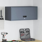 Armadio a muro per garage Antracite 80 x 33 x 35 cm