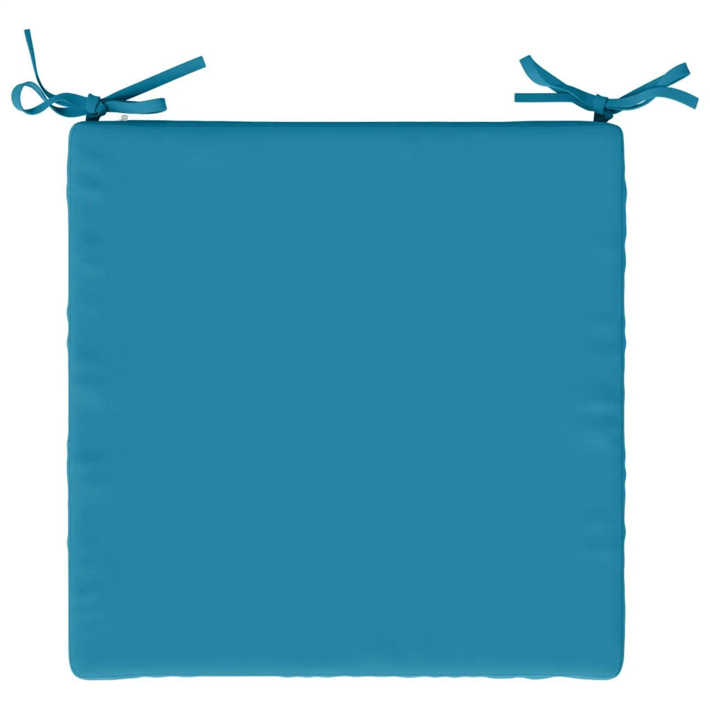 Cuscini per Sedia in 4 Pezzi SOEST 4 pz 100% Poliestere Azzurro 944461