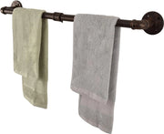 Supporto per asciugamani da parete Montaggio industriale per asciugamani da bagno in acciaio inossidabile (24 pollici, rosso bronzo)