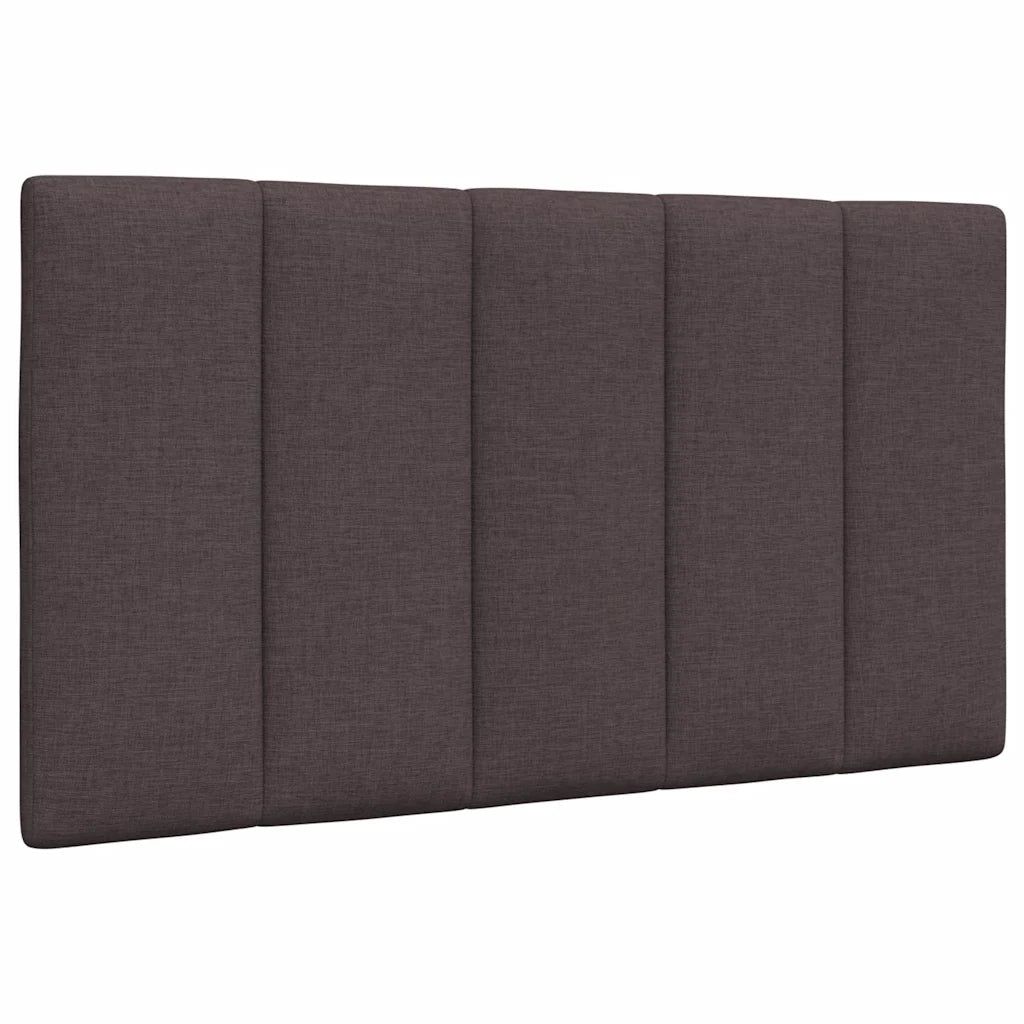 Letto con Materasso-Struttura Letto con Materasso Hanko Marrone Scuro 80x200 cm in Tessuto