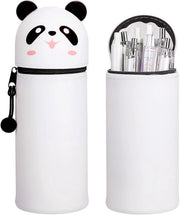 Etui a Silicone, 2-in-1 Etui e Pen holder Etui Telescopico a Cartoon Etui con Cerniera Etui per Ragazze Etui per Ragazzi