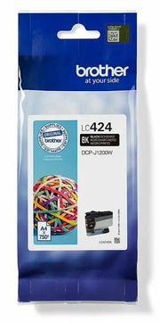 Brother lc-424bk cartuccia d'inchiostro 1 pz originale nero - LC424BK