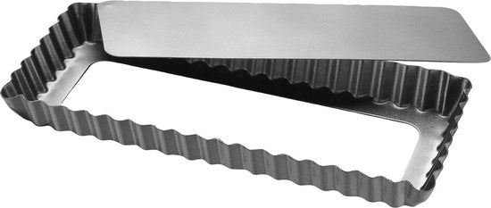 Quiche a forma libera - 35x11cm - Tartelette in argento