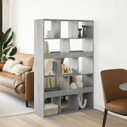 Libreria-Scaffale per Libri-Mobile di Stoccaggio Grigio Cemento 100x33x156,5 cm in Truciolato 482497