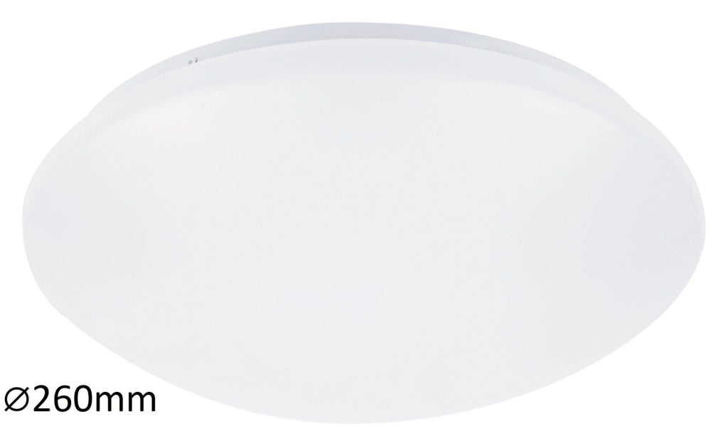 Plafoniera bagno LED 12W Ø26 bianca IP44 Rabalux Lucas