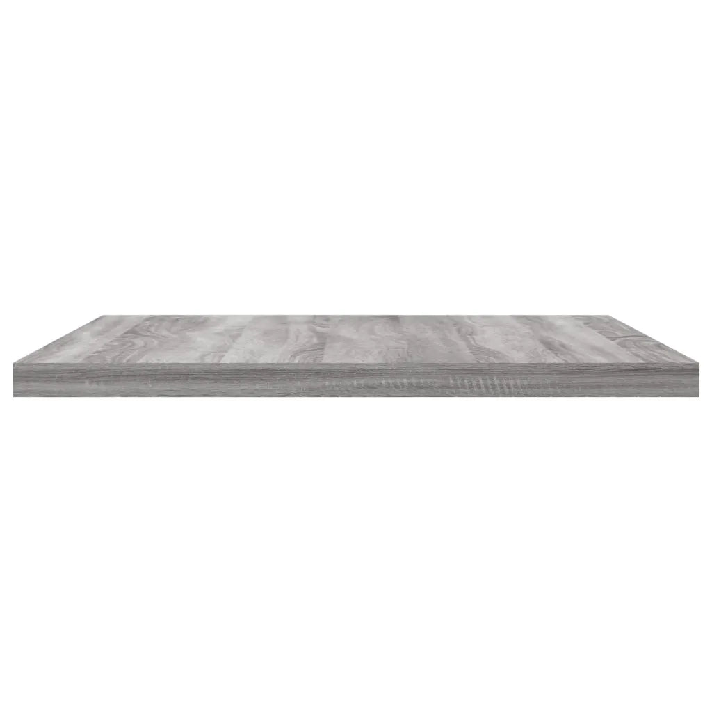 Mensole Parete 4pz Grigio Sonoma 40x30x1,5cm Legno Multistrato 838209