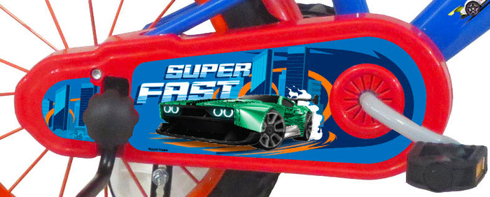 Bicicletta per Bambino 14” 2 Freni Hot Wheels Blu